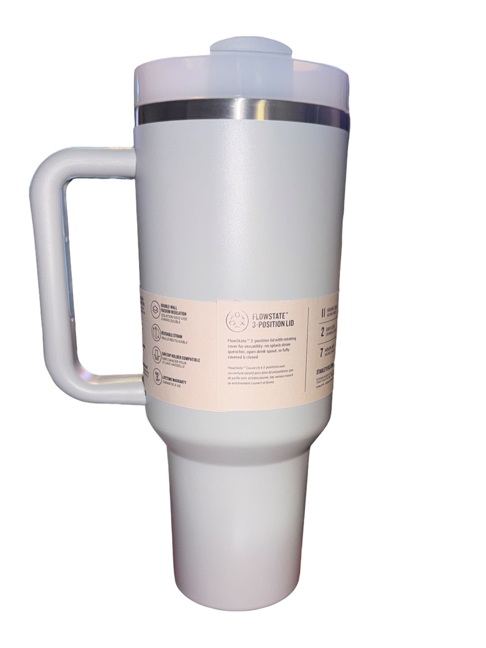 Stanley Light Gray/Blue Quencher H2.0 Tumbler
40 oz
New with Tag - Picture 3 of 6